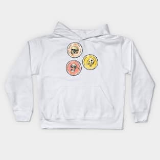 Post-nuclear era coins version 2 Kids Hoodie